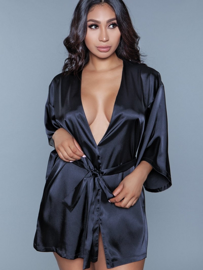 MINX 1964 AMORA ROBE BLACK