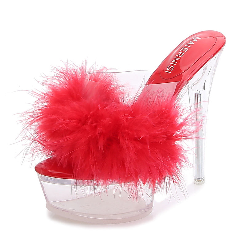 Marabou heels sale